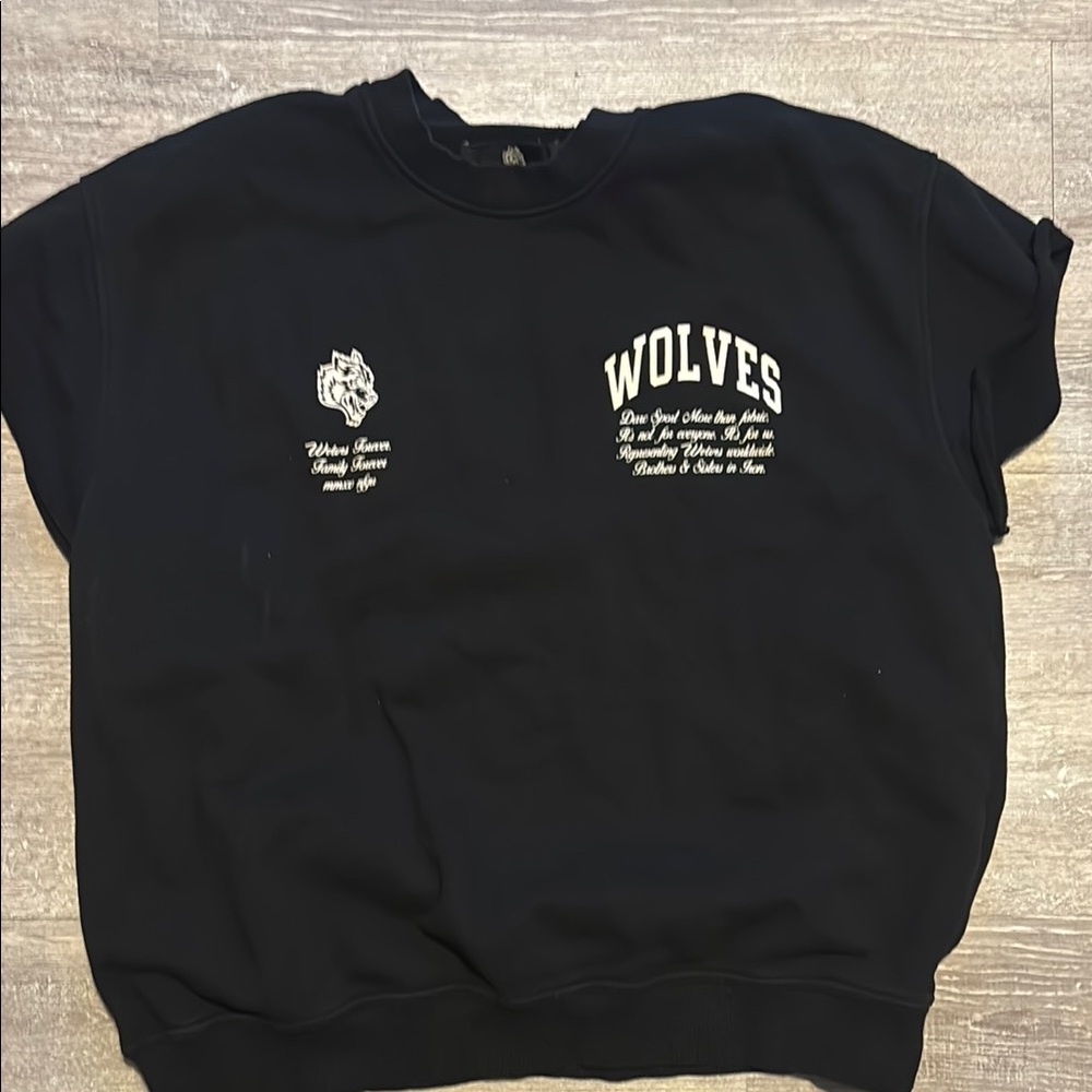 Darc Sport Wolves Cutoff Sweatshirt